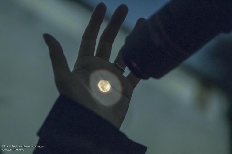 南阿蘇ルナ天文台　星空体験　手のひらの宇宙