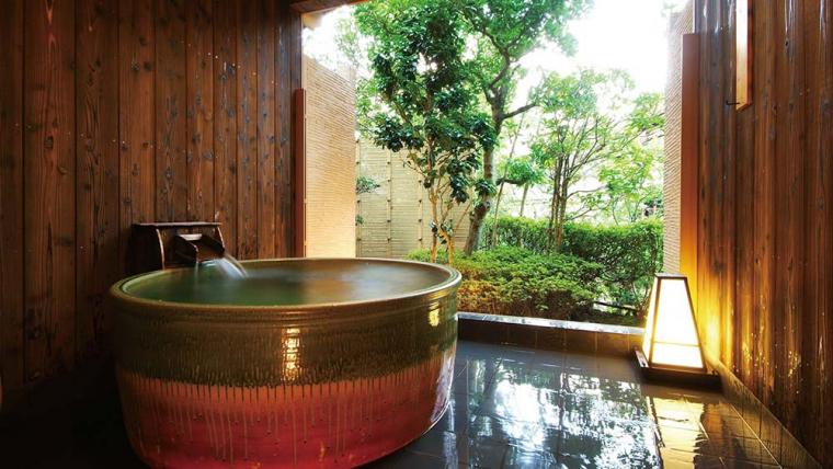 有馬温泉 月光園 游月山荘 露天風呂付き客室