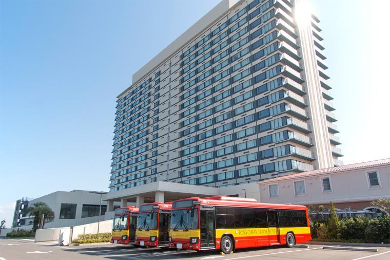 東京ベイ東急ホテル 無料シャトルバスで東京ディズニーリゾートへ