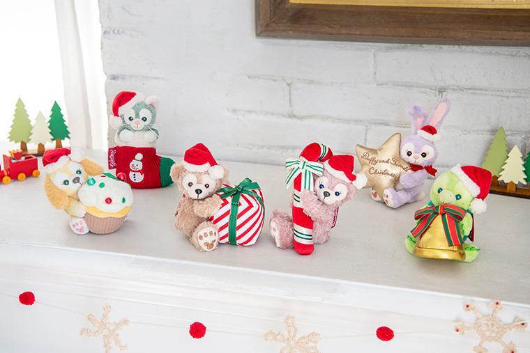 ダッフィーのクリスマス2021 ぬいぐるみバッジ