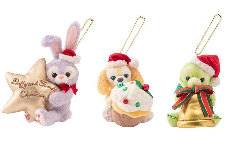 ダッフィーのクリスマス2021 ぬいぐるみバッジ