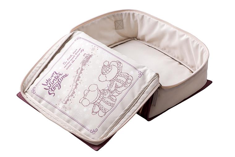 ダッフィーのクリスマス2021 プルドポーク・チーズバーガーセット、スーベニアランチケース付き