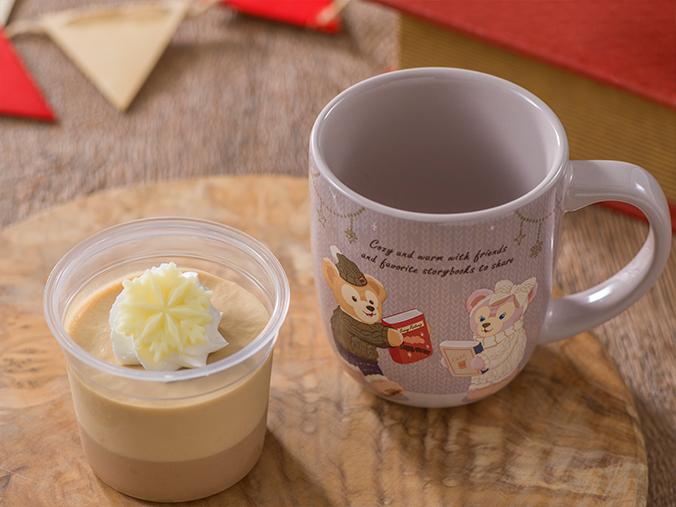 ダッフィーのクリスマス2021 ミルクチョコ＆アールグレイムース、スーベニアカップ付き