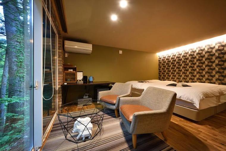 温泉グランピング　シマブルー　部屋