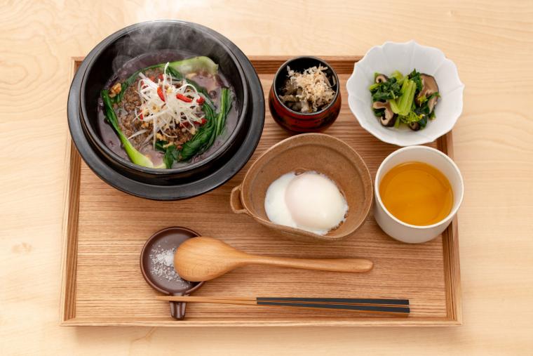 四万温泉　積善館　お粥