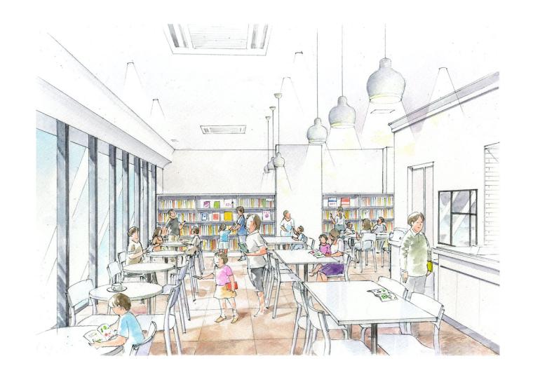 ライブラリー カフェ　ムーミンバレーパーク