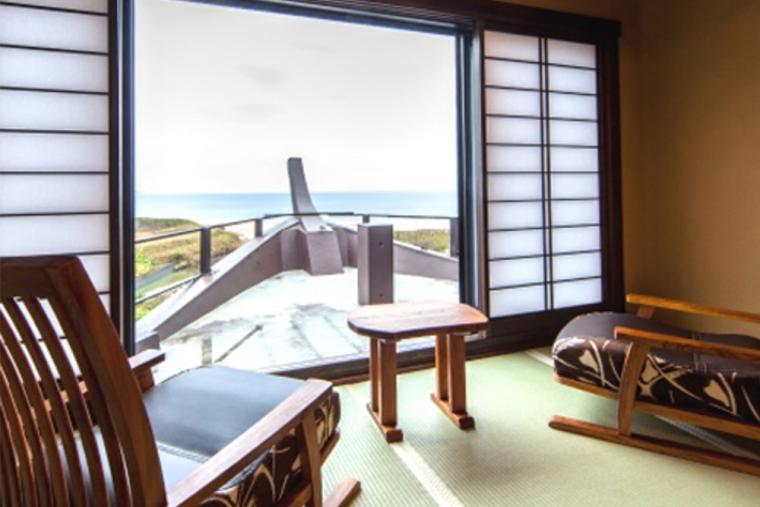 夕日ヶ浦温泉 佳松苑はなれ櫂 船首客室