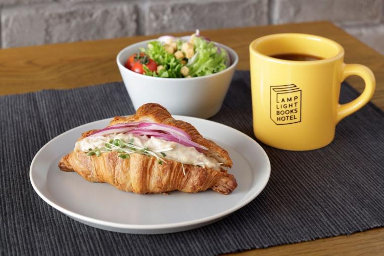 ランプライトブックス福岡　カフェメニュー　朝食