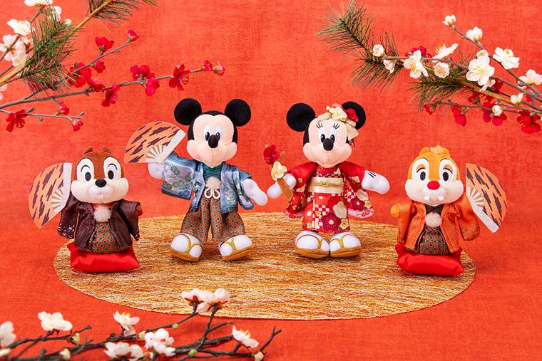 東京ディズニーリゾートのお正月2022 ぬいぐるみバッジ