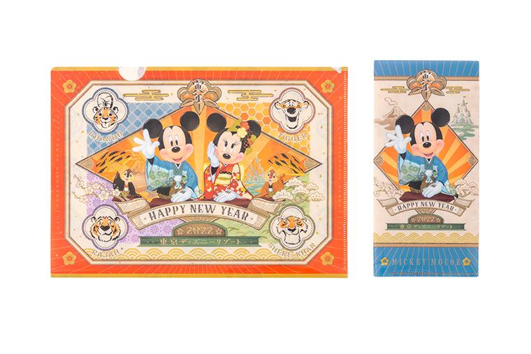 東京ディズニーリゾートのお正月2022 クリアホルダーセット