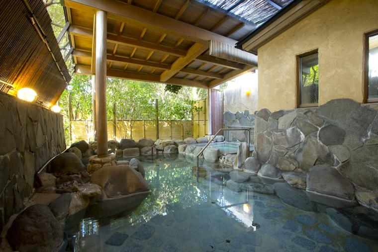 夕日ヶ浦温泉 雨情草庵 温泉大浴場