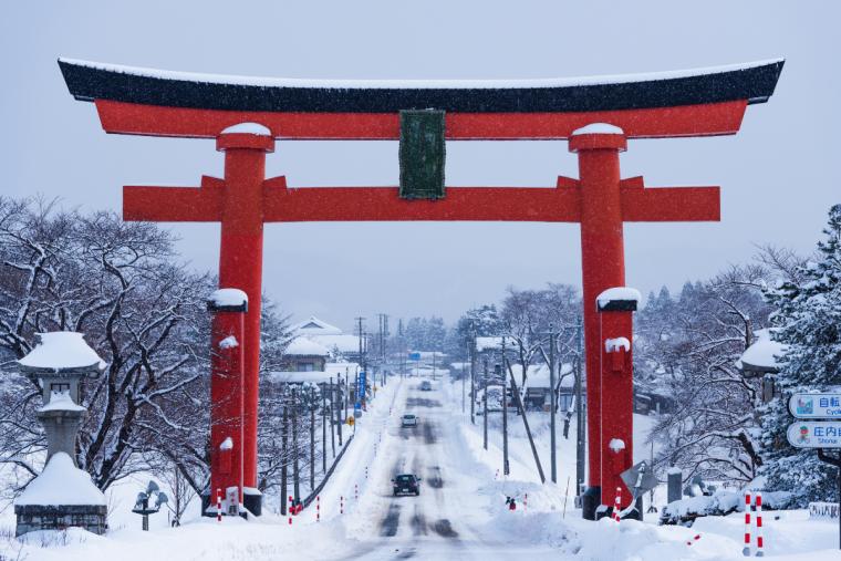 羽黒山大鳥居