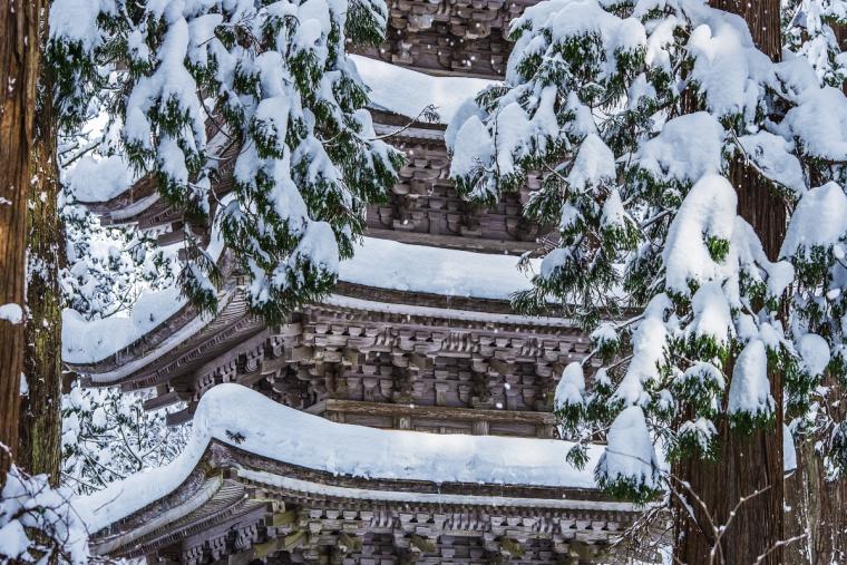 羽黒山五重塔