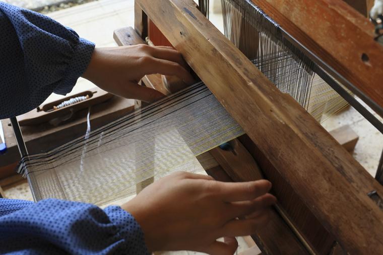 星のや竹富島 ミンサー織り体験