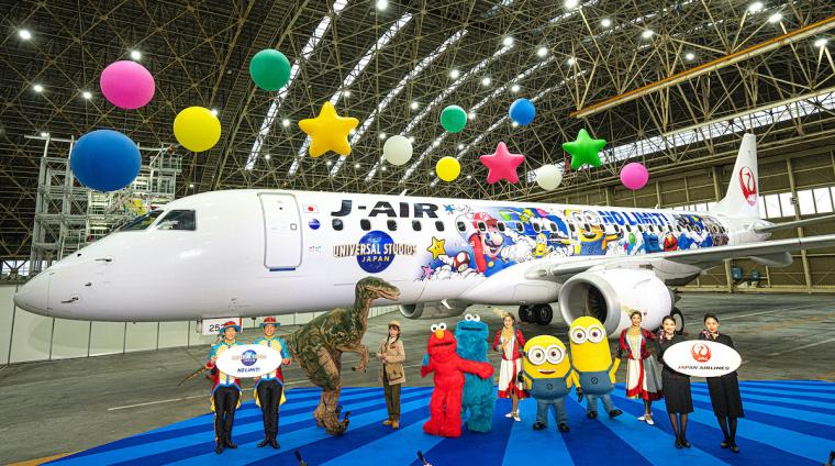 JAL×ユニバーサル・スタジオ・ジャパン ジェット