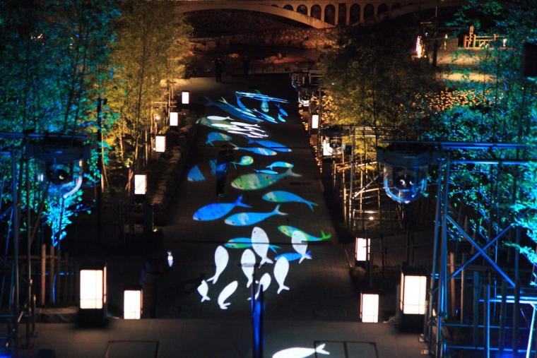 音信川うたあかり　幻燈輪舞エリア