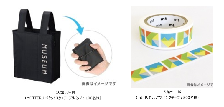 ラリー賞（MOTTERUポケットスクエアデリバッグ　mtオリジナルのマスキングテープ）