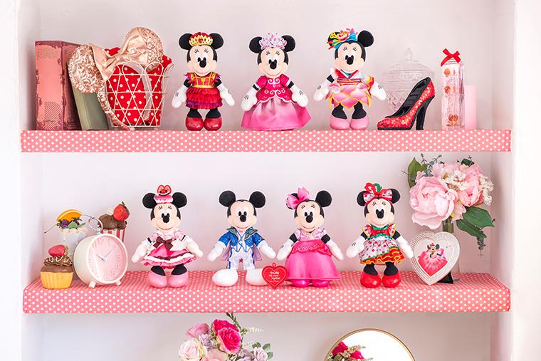 トータリー・ミニーマウス ぬいぐるみバッジ