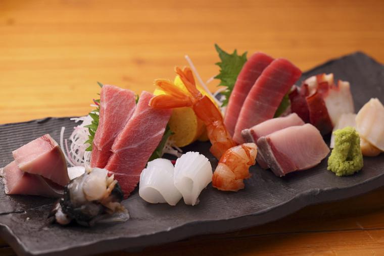 石垣島 まだんばし家 刺身盛り合わせ