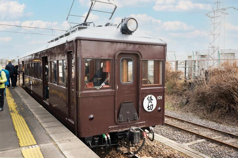 群馬県 上毛電気鉄道運転体験 電車 デハ101