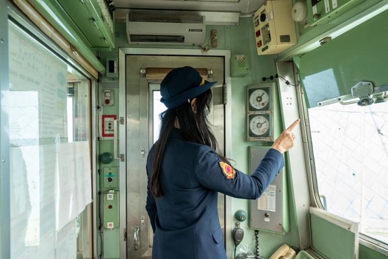 群馬県 上毛電気鉄道運転体験 電車 デハ101