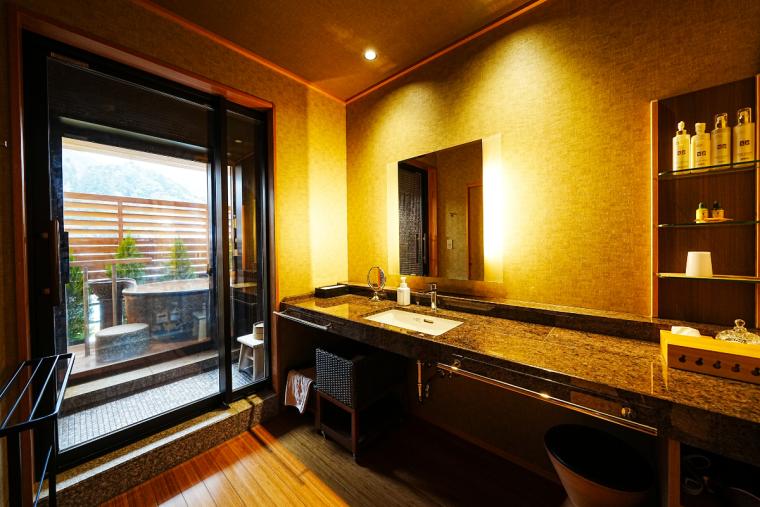 和モダンデラックスタイプ「孔雀」洗面台