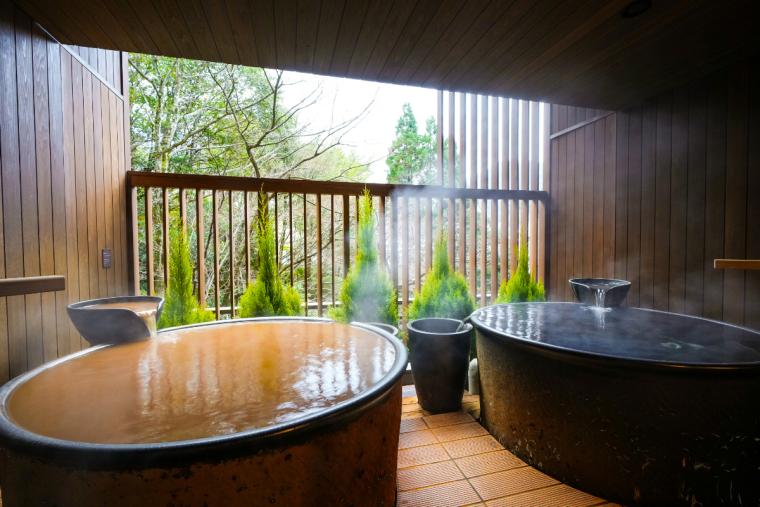 貴賓室「和光」の金泉と銀泉