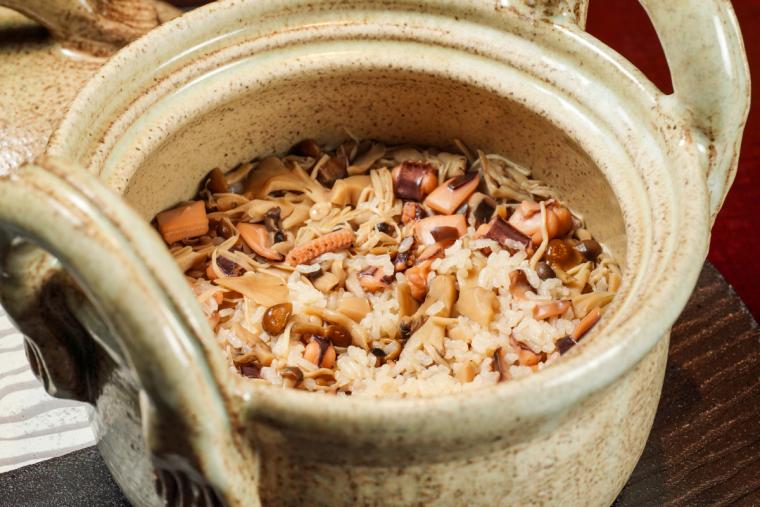 イカときのこのごはん