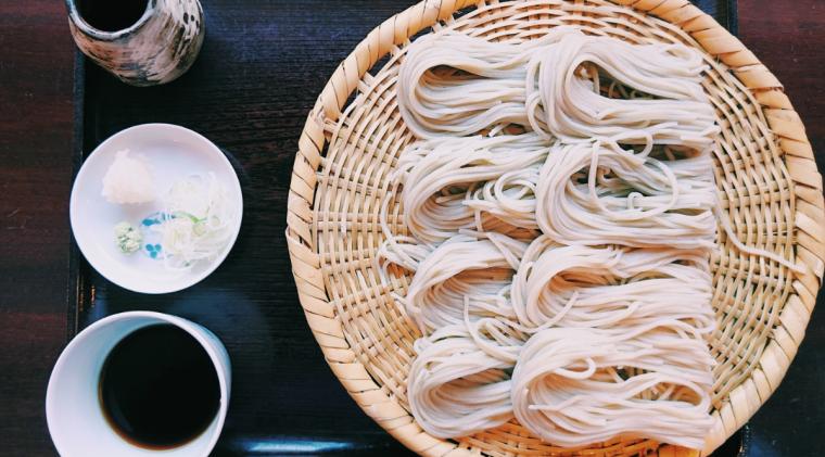 「信州戸隠そばの実」のざるそば