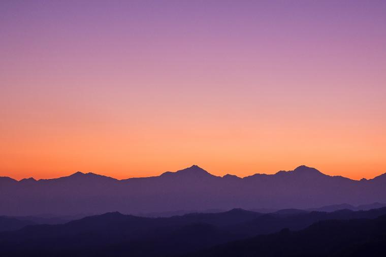 北アルプスと戸隠連峰