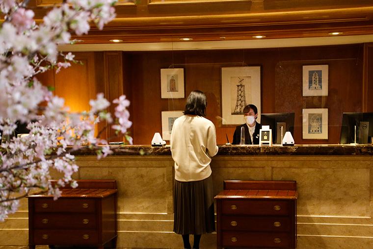 「ホテルニューグランド」ロビー