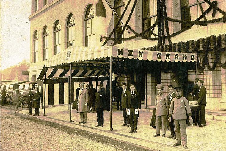 ホテルニューグランド　開業当日の様子