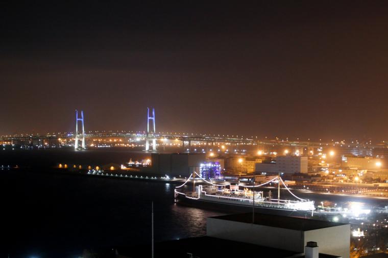 部屋から見える夜景