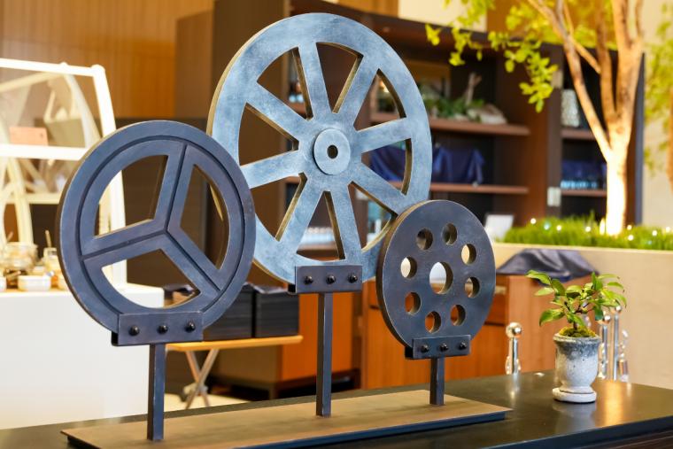 専用クラブラウンジのオブジェ