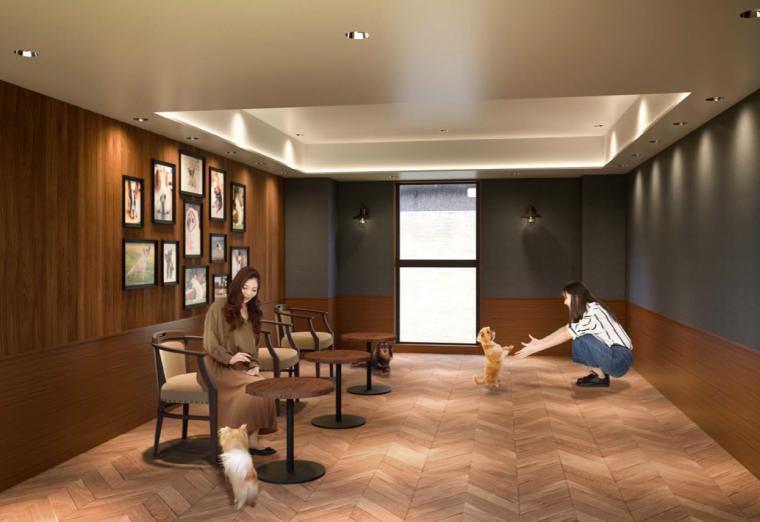 「inumo 芝公園 by Villa Fontaine」ドッグラウンジ