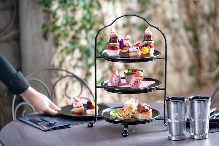 アフタヌーンティーは、季節ごとにメニューを設定。創作和風洋菓子も楽しめます