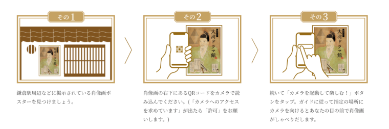 鎌倉殿の13人 大河ドラマ館　しゃべる肖像画ポスター