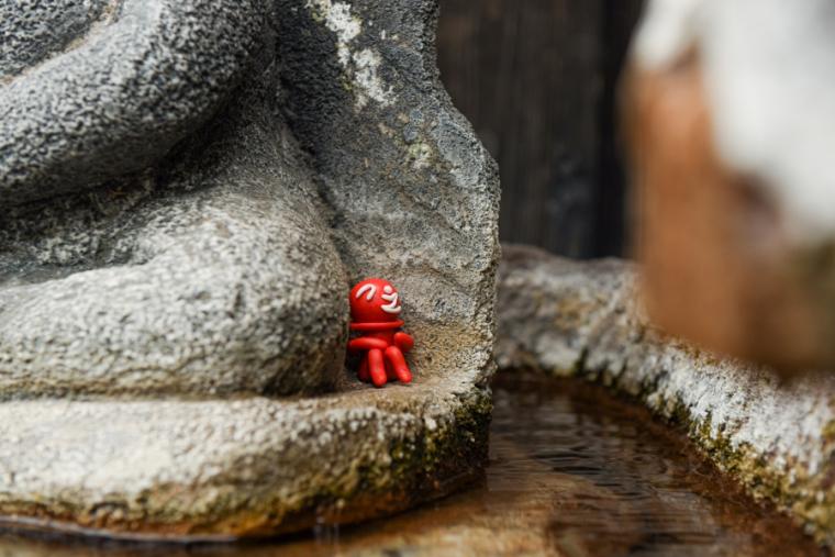 杖立温泉キャラクター「杖じい」