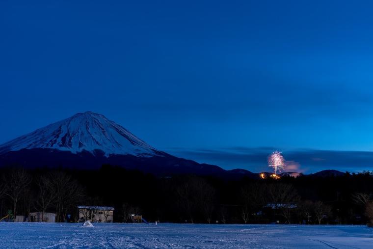 The 絶景花火＠Mt.fuji