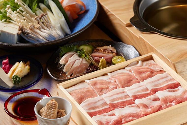 「あぐー豚しゃぶしゃぶコース」