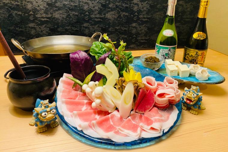 今帰仁あぐーのしゃぶしゃぶ