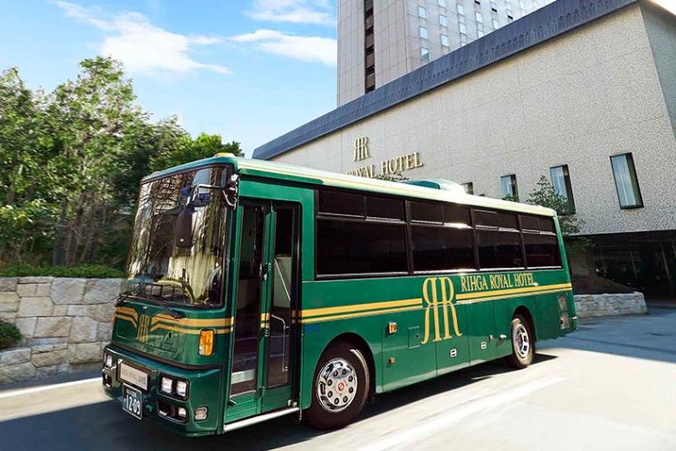 「リーガロイヤルホテル」シャトルバス