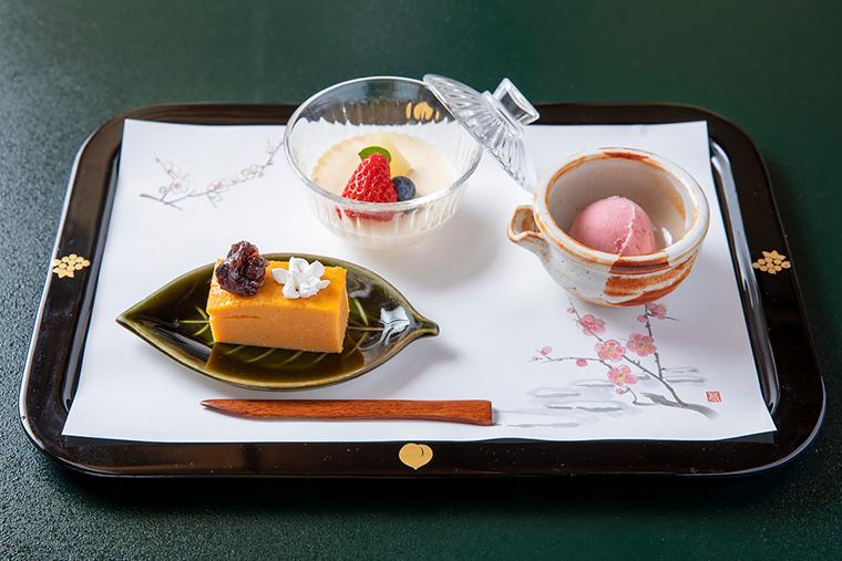 海石榴つばき　部屋食　デザート