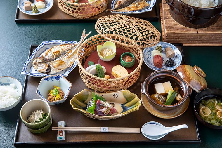 海石榴つばき　お部屋での朝食