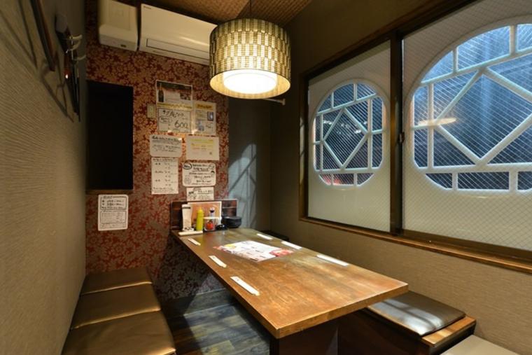 ねぎ庵 流川店の店内