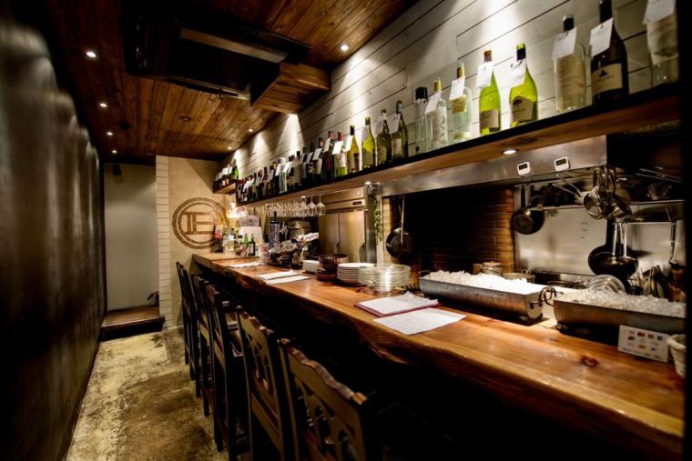 ビストロバルバールの店内