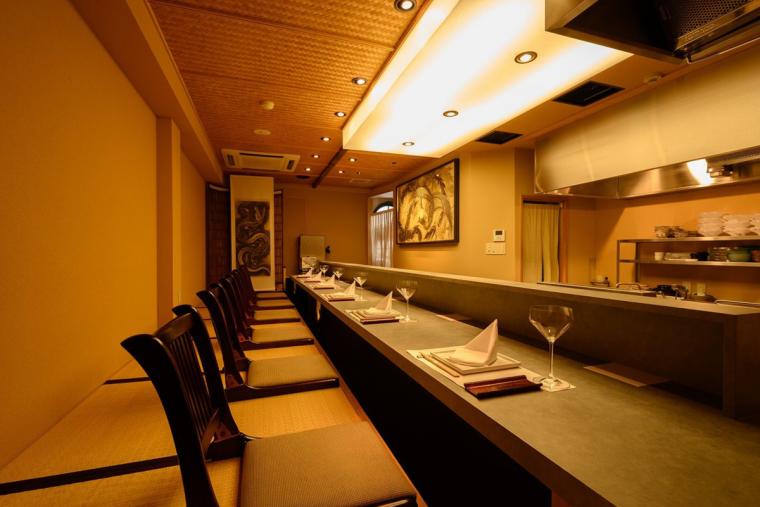 「天想　稲穂」の店内