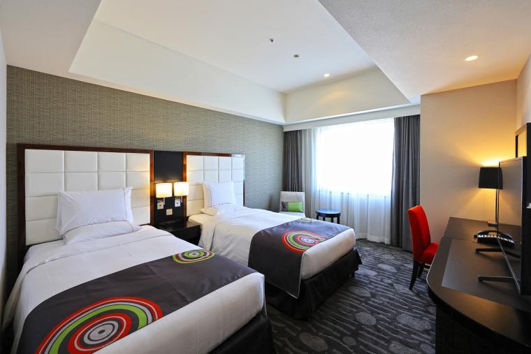 改装したスタンダードフロアの客室