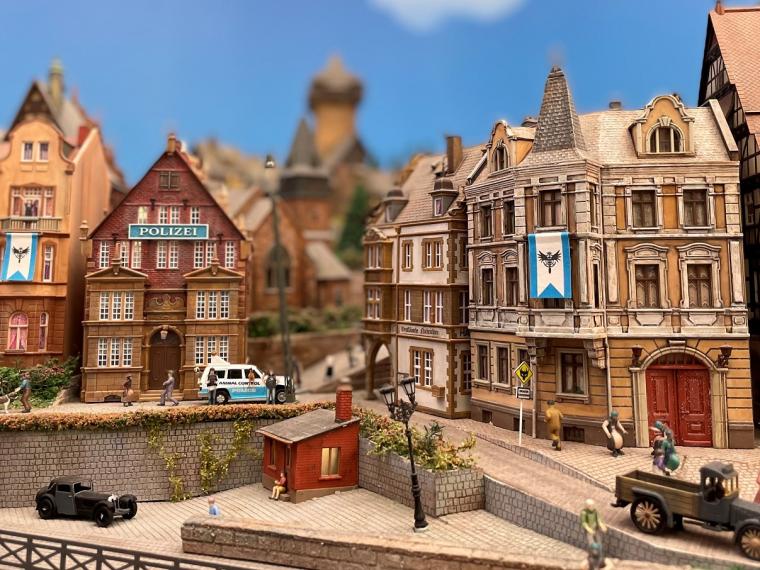 ドイツの旧市街をイメージした街並み