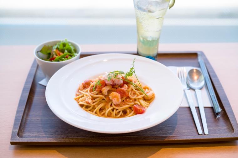 道の駅「雨晴」のパスタ